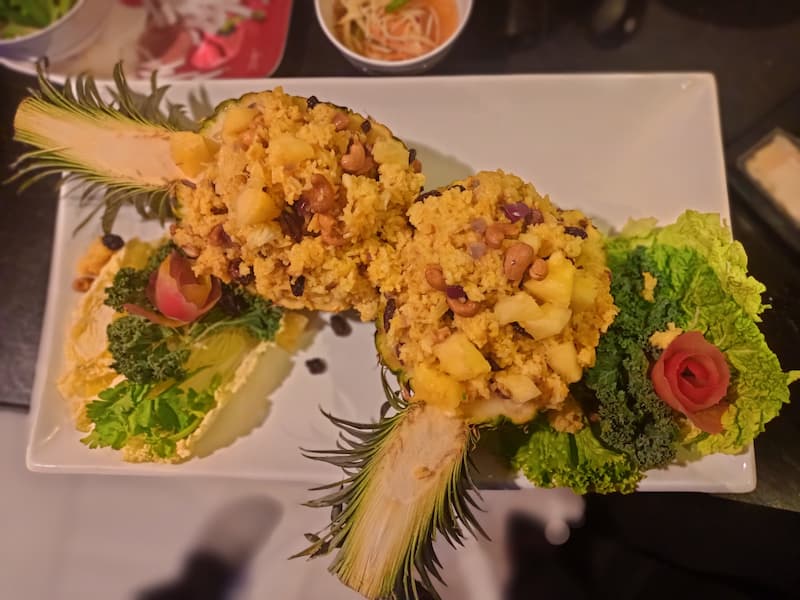 Golden Pineapple Fried Rice - Kinthai